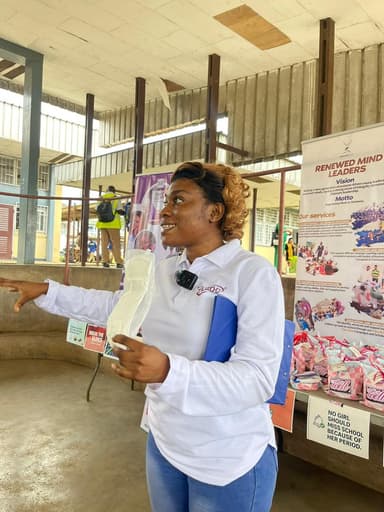 Pad distribution at GTHS Buea