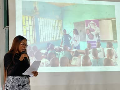 Speaking on menstrual health